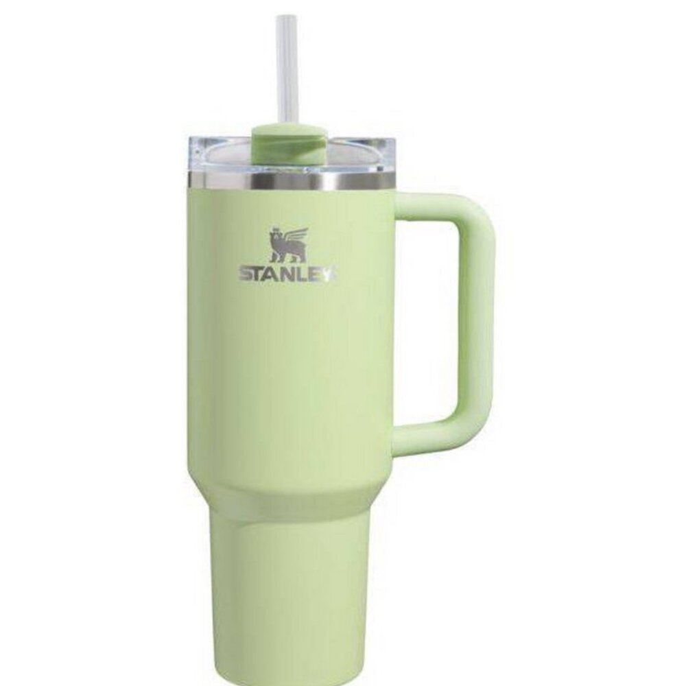 Stanley 40 oz Stainless Steel H2.0 FlowState Quencher Tumbler Pale Lime